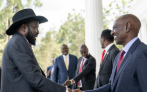 President William Ruto hosted South Sudan President Salva Kiir Mayardit at State House, Nairobi on October 5, 2026. PHOTO/PCS.