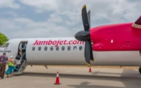 A photo of Jambojet Flight. PHOTO/Nairobi Leo
