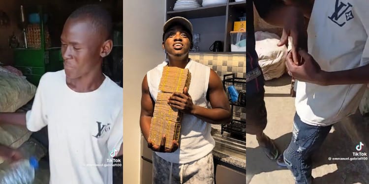 Onyango Tate’s Cameraman Caught Red-Handed at Posho Mill as Ksh70 Change Sparks Mockery