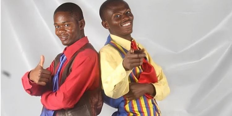 Former Churchill comedians Mtumishi and Mchungaji. PHOTO/ Pulse Kenya