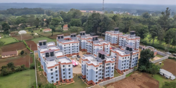 An aerial view of the newly completed housing blocks at Milimani Estate, representing a major milestone in the government's push for affordable urban living.PHOTO/ PCS