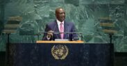 President William Ruto delivering Kenya’s National Statement at the General Assembly Debate of the United Nations in New York on September 24, 2025. PHOTO/ Ruto X