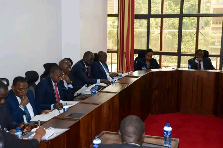 Committee at Bunge Towers to Question about selling of EAPC to Private Firms on September 25, 2025. PHOTO/ Parliament Kenya FB