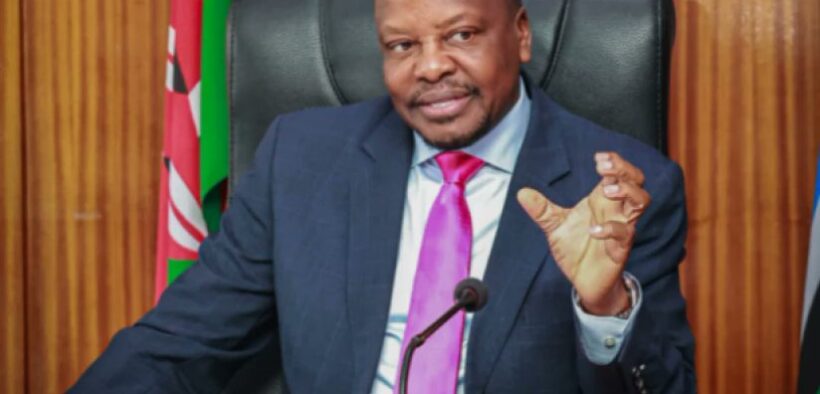 A photo of Agriculture CS Mutahi Kagwe/ X Account