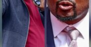 A photo collage of Rigathi Gachagua and Moses Kuria