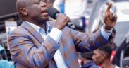 Rigathi Gachagua speaking at a past rally in Kajiado. PHOTO/ Gachagua X