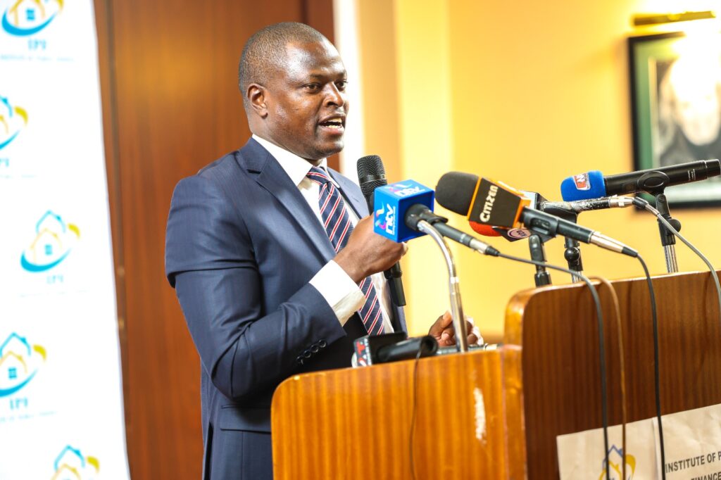 Ndindi Nyoro Speaking during an economic forum organized by the Institute of Public Finance on Kenya’s Macro Fiscal Analysis at Sarova Stanley Hotel, Nairobi. PHOTO/ Nyoro X