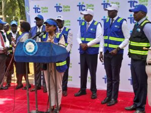 Health CS Aden Duale, PS for Health Dr Oluga, Vihiga Governor Dr Wilber Ottichilo, SHA CEO Dr Mercy Mwangangi and other health officials in the previous event PHOTO/ SHA X ACCOUNT