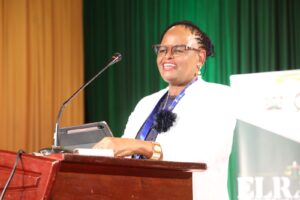 Chief Justice Martha Koome Speaking during the official opening ofthe Employment and Labour Relations Court Annual Symposium (ELRASE III), PHOTO/ Koome X Account