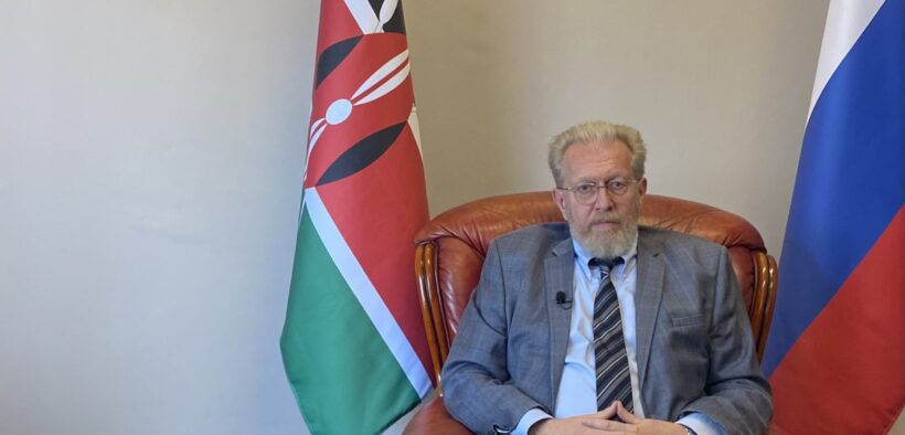 Ambassador of Russia to Kenya H.E. Mr. Dmitry Maksimychev. PHOTO/ Russian embassy X.