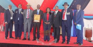 A picture of the Military Veterans together with Governor Wavinya Ndeti Photo/KDFinfo