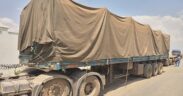 A picture of transit vehicle ferrying goods Photo/FB