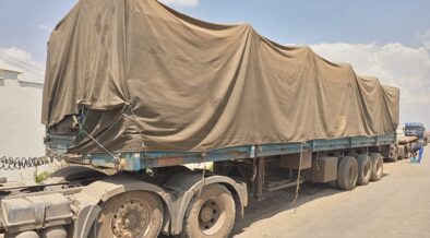 A picture of transit vehicle ferrying goods Photo/FB