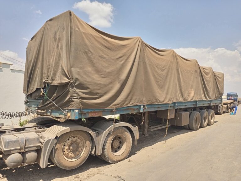 A picture of transit vehicle ferrying goods Photo/FB
