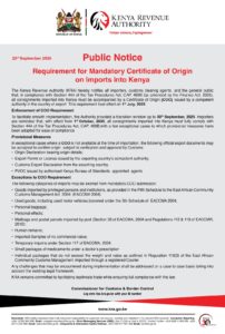 KRA Notice Photo/KRA/X