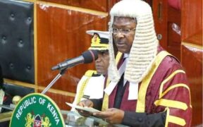 Speaker of the National Assembly, Hon. Moses Wetang’ula. PHOTO/ Parliament of Kenya X.
