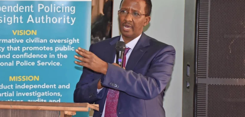 IPOA Chairperson Mr. Ahmed Issack Hassan. PHOTO/ Citizen Digital.