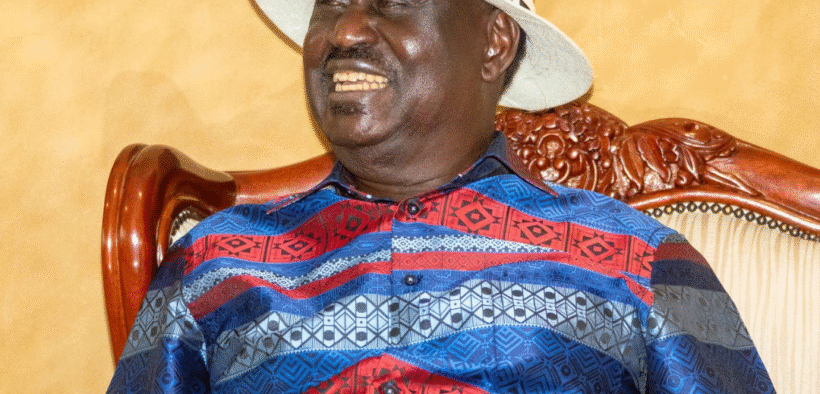 Former Prime Minister Raila Odinga