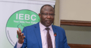 IEBC) Chairperson Erastus Edung Ethekon