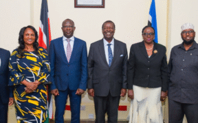 IEBC Officials in a meeting with Prime CS Musalia Mudavadi. PHOTO/ IEBC X.