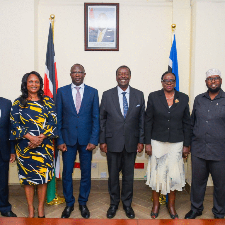 IEBC Officials in a meeting with Prime CS Musalia Mudavadi. PHOTO/ IEBC X.