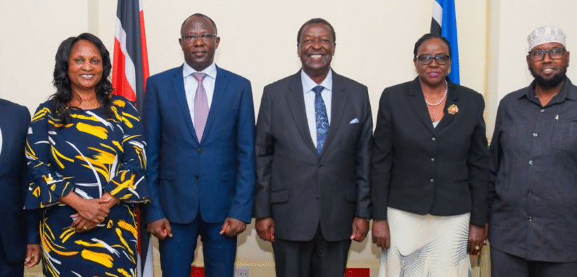 IEBC Officials in a meeting with Prime CS Musalia Mudavadi. PHOTO/ IEBC X.