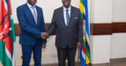 Prime CS Musalia Mudavadi with IEBC Chairperson Erastus Ethekon after a meeting on September 12, 2025. PHOTO/IEBC.