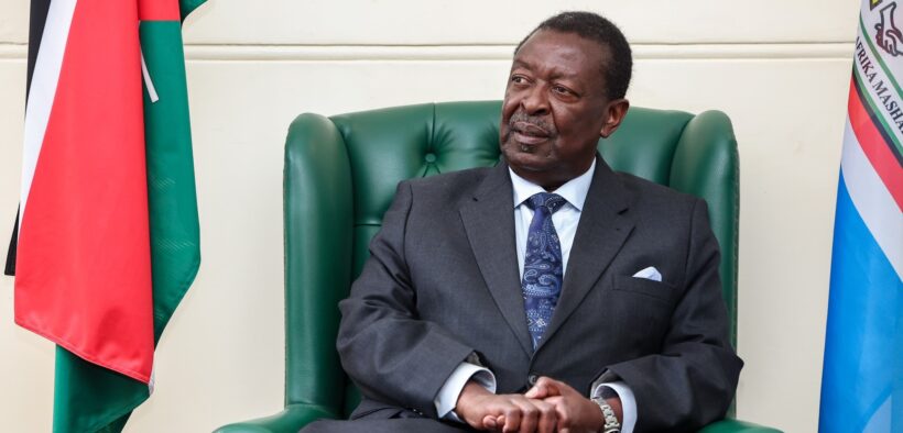 Prime CS and CS for Foreign and Diaspora Affairs Musalia Mudavad. PHOTO/Mudavadi FB.