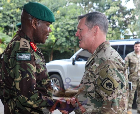 MEETING BETWEEN USSOC – A & GOC CENTCOM on September 18, 2025. PHOTO / Ministry of Defense