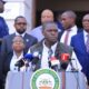 Nairobi City County Governor Johnson Sakaja during a press briefing on September 8, 2025. PHOTO/Sakaja WhatsApp Channel