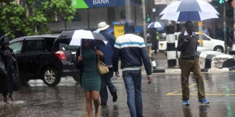 A photo of a past rainfall season in Nairobi, Kenya. PHOTO/Livenow.