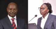 A photo collage of advocate Kyalo Mbobu and LSK President Faith Odhiambo. PHOTO/Odhiambo X.
