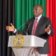 President William Ruto speaking during the presentation of Ksh2.65 billion cheque to Kenya Tea Development Agency at State House, Nairobi on September 11, 2025. PHOTO/PCS.
