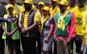 A section of Malava leaders under UDA umbrella during a past media briefing. PHOTO/ Mulembe News, website.