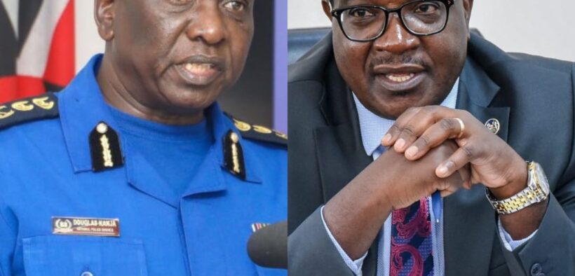 A photo collage of Police IG Douglas Kanja and Education CS Julius Ogamba. PHOTO/NPS/.MoE.