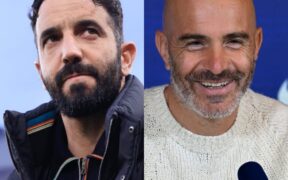 A photo collage of Manchester United Coach Ruben Amorim and Chelsea manager Enzo Maresca. PHOTO/Man United & Chelsea X.