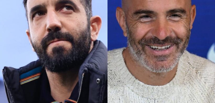 A photo collage of Manchester United Coach Ruben Amorim and Chelsea manager Enzo Maresca. PHOTO/Man United & Chelsea X.