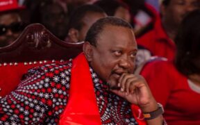 Former President Uhuru Kenyatta. PHOTO/UGC.