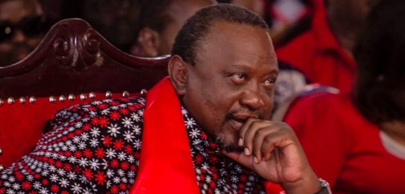 Former President Uhuru Kenyatta. PHOTO/UGC.