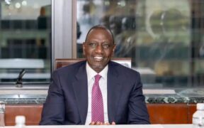 President William Ruto witnessing the signing of the California–Africa Climate and Economic Partnership between Kenya and the State of California, U.S., on the sidelines of the UN General Assembly in New York. PHOTO/PCS.