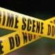 Crime scene tape in Kenya. PHOTO/The Standard.