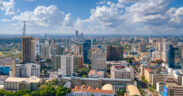 Aerial view of Nairobi downtown Kenya. PHOTO/ Getty Images.