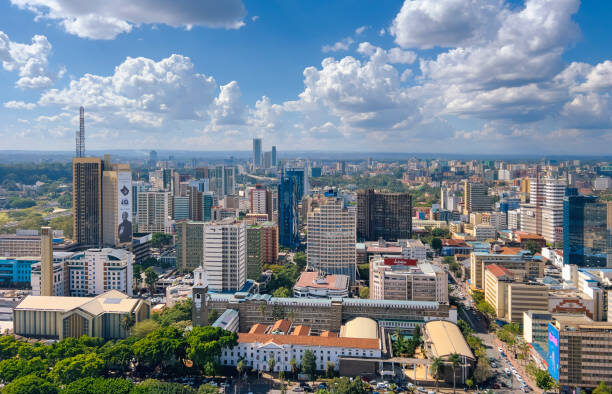 Aerial view of Nairobi downtown Kenya. PHOTO/ Getty Images.