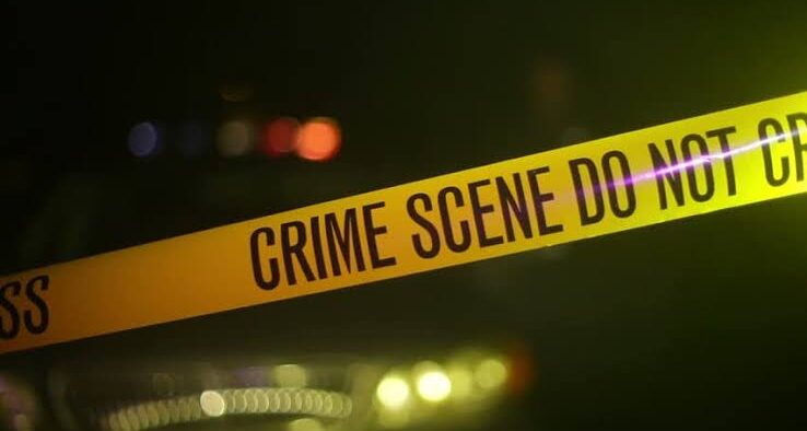 A photo of crime scene tape in Kenya. PHOTO/UGC.