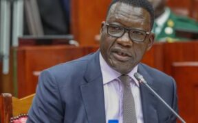 Transport CS nominee Davis Chirchir appears before the Committee on Appointments for vetting on August 2, 2024. PHOTO/ Parliament
