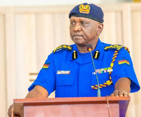 Photo of IG Douglas Kanja. PHOTO/ National Police Service X Account