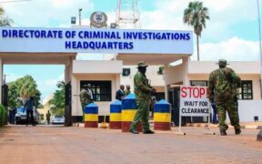 DCI Headquarters Gate. PHOTO/ DCI Kenya X