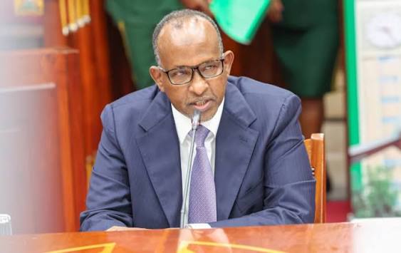 Health CS Aden Duale at Parliament during the Cabinet vetting process. PHOTO/ Duale X. Poisons Board