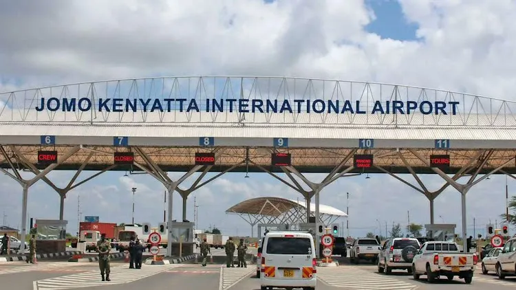 JKIA entrance. PHOTO/KBC.