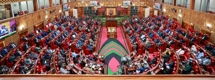 National Assembly session on October 8, 2025. PHOTO/Parliament.